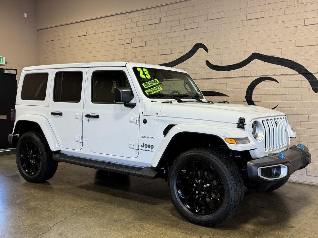 used 2023 Jeep Wrangler 4xe car, priced at $33,978