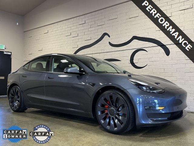 used 2021 Tesla Model 3 car, priced at $36,950