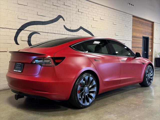 used 2023 Tesla Model 3 car, priced at $42,950