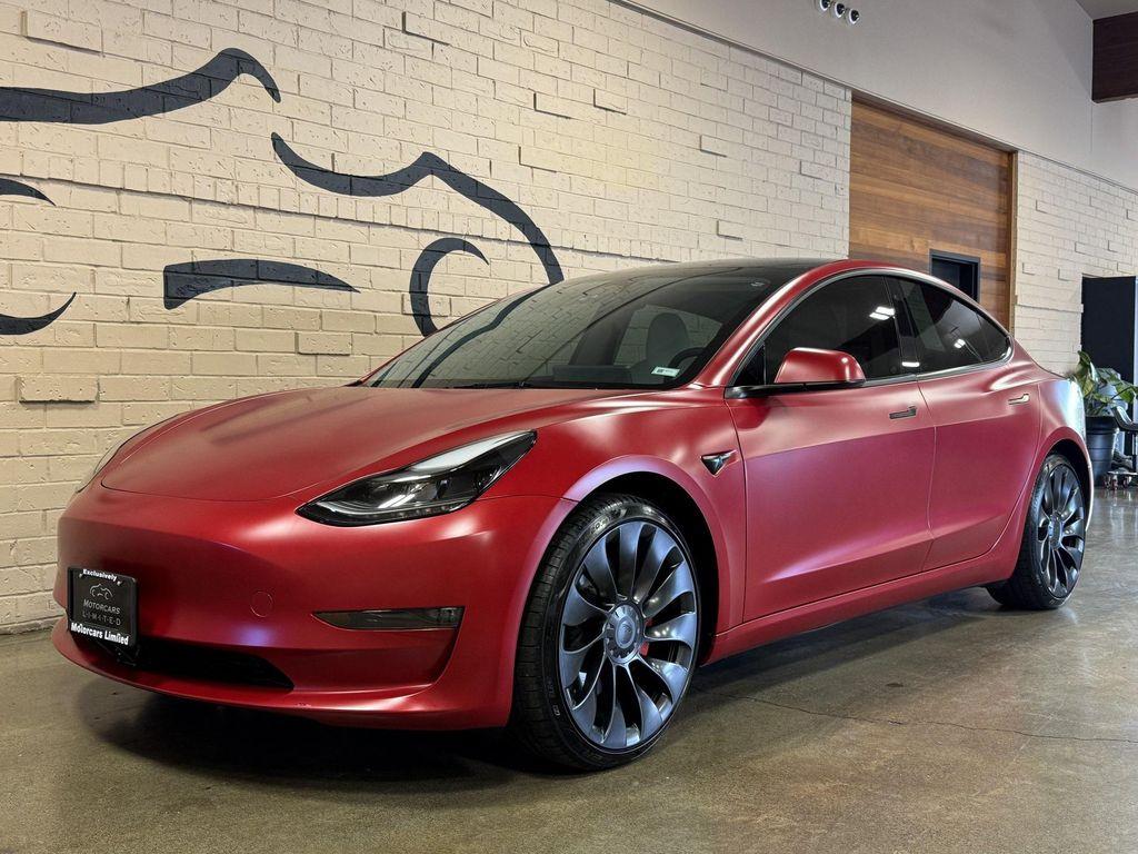 used 2023 Tesla Model 3 car, priced at $39,977