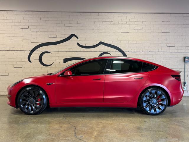 used 2023 Tesla Model 3 car, priced at $42,950