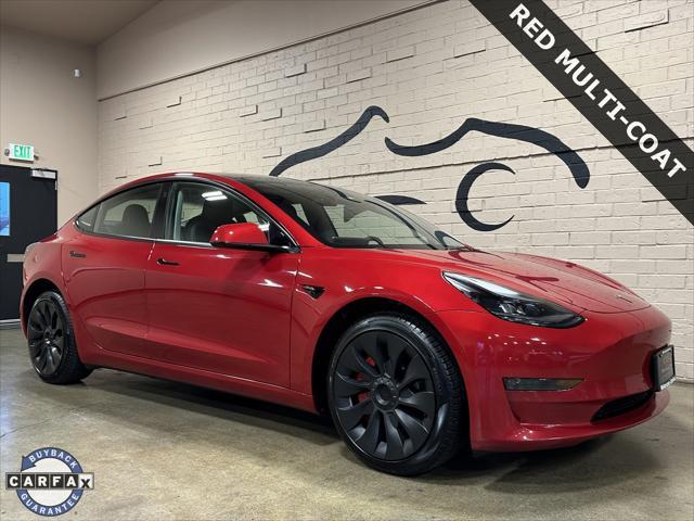 used 2023 Tesla Model 3 car, priced at $27,786