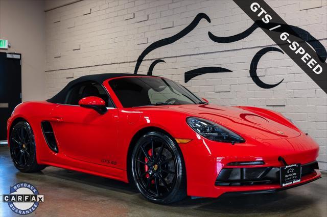 used 2021 Porsche 718 Boxster car, priced at $89,950