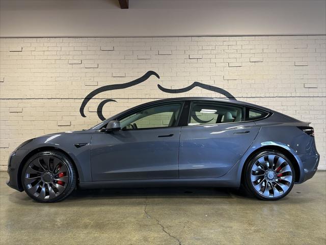 used 2022 Tesla Model 3 car, priced at $34,792