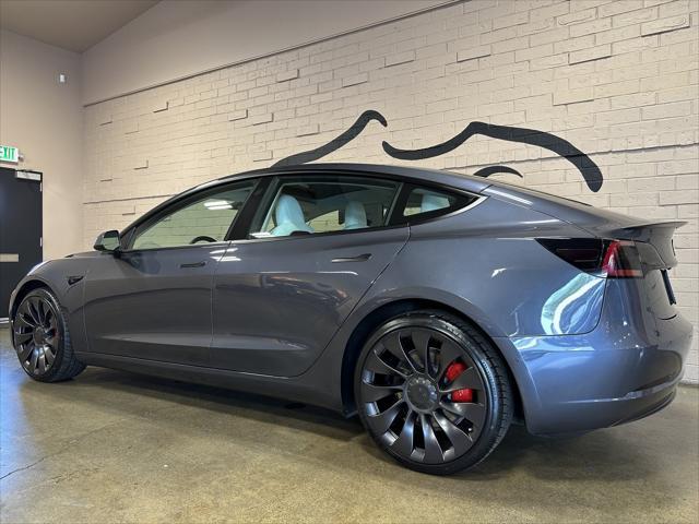 used 2022 Tesla Model 3 car, priced at $34,792