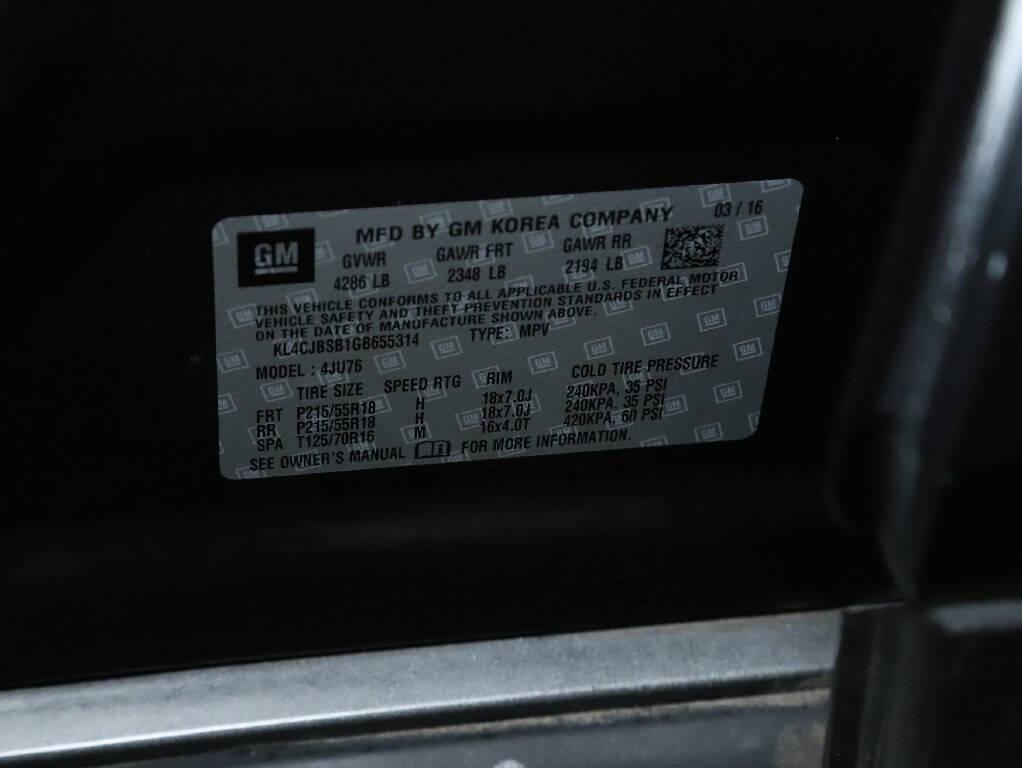 used 2016 Buick Encore car, priced at $10,995