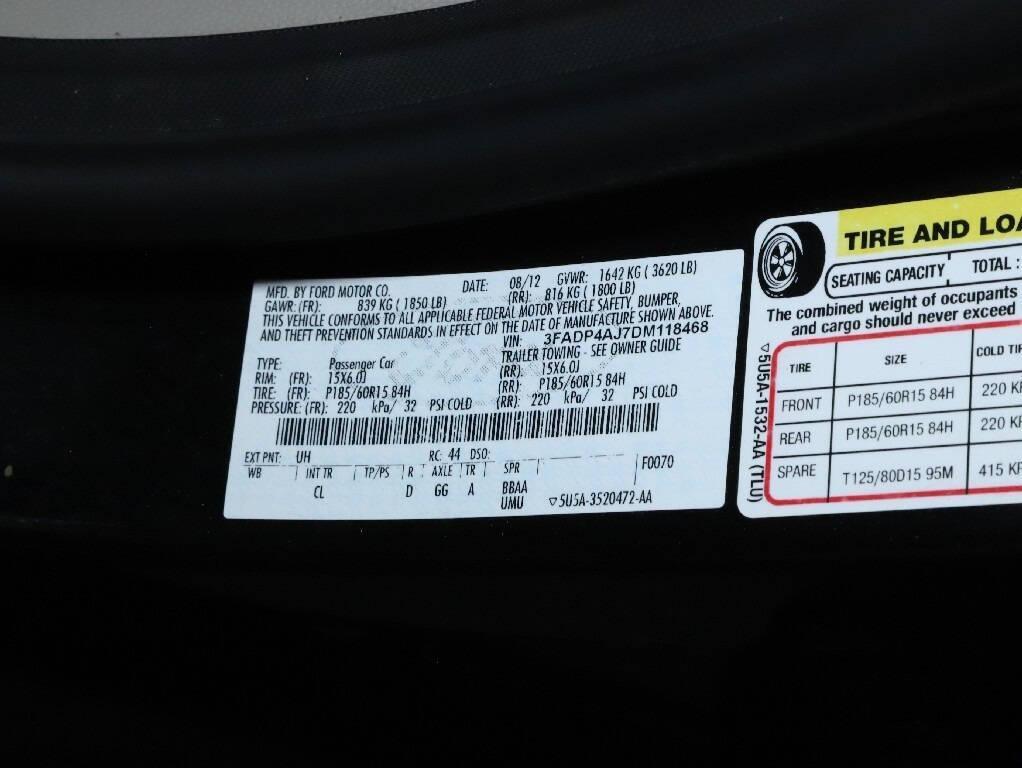 used 2013 Ford Fiesta car, priced at $4,995