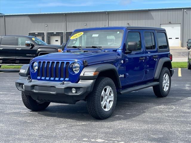 used 2020 Jeep Wrangler Unlimited car, priced at $29,497