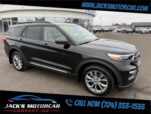 used 2021 Ford Explorer car, priced at $26,500