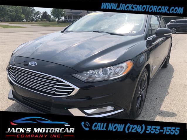 used 2018 Ford Fusion Hybrid car, priced at $18,900