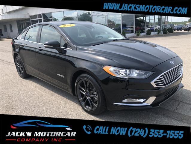 used 2018 Ford Fusion Hybrid car, priced at $18,900