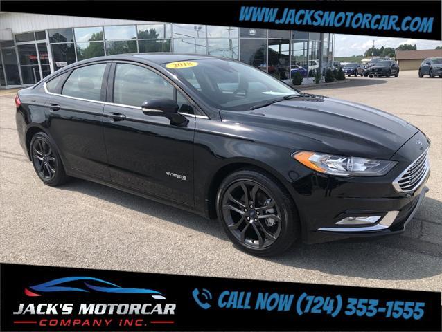 used 2018 Ford Fusion Hybrid car, priced at $18,900