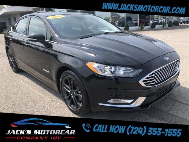 used 2018 Ford Fusion Hybrid car, priced at $18,900