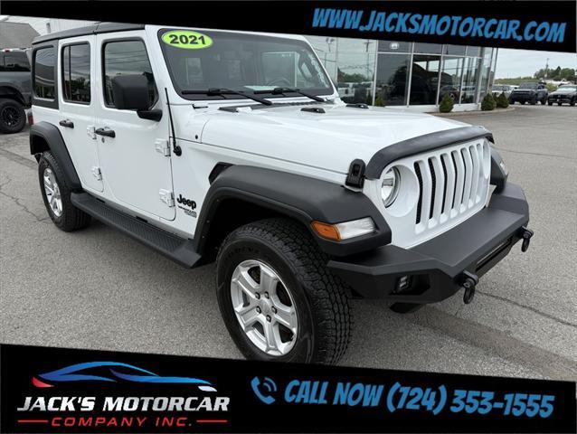 used 2021 Jeep Wrangler Unlimited car, priced at $30,900