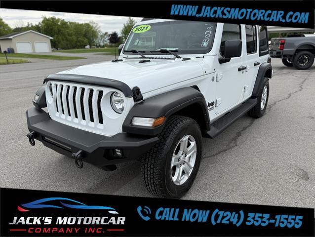 used 2021 Jeep Wrangler Unlimited car, priced at $29,900