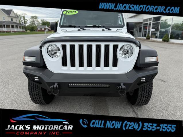 used 2021 Jeep Wrangler Unlimited car, priced at $29,900