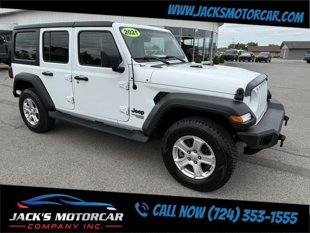 used 2021 Jeep Wrangler Unlimited car, priced at $29,900