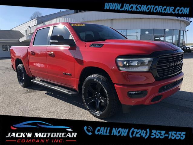 used 2021 Ram 1500 car, priced at $41,900