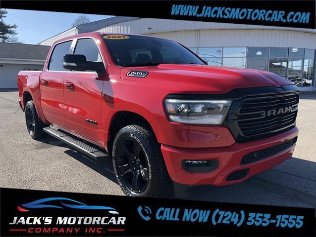 used 2021 Ram 1500 car, priced at $41,900