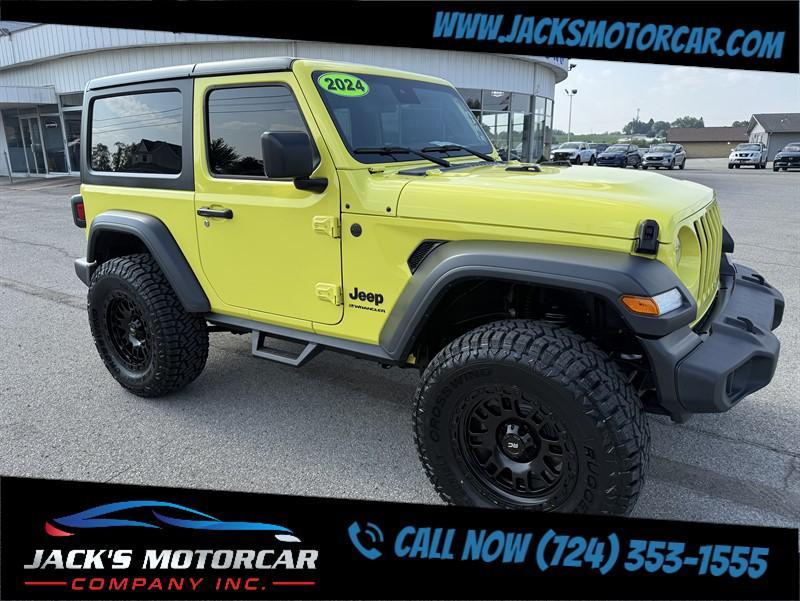 used 2024 Jeep Wrangler car, priced at $39,900