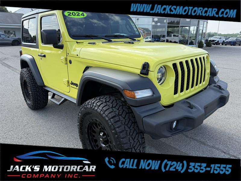 used 2024 Jeep Wrangler car, priced at $39,900