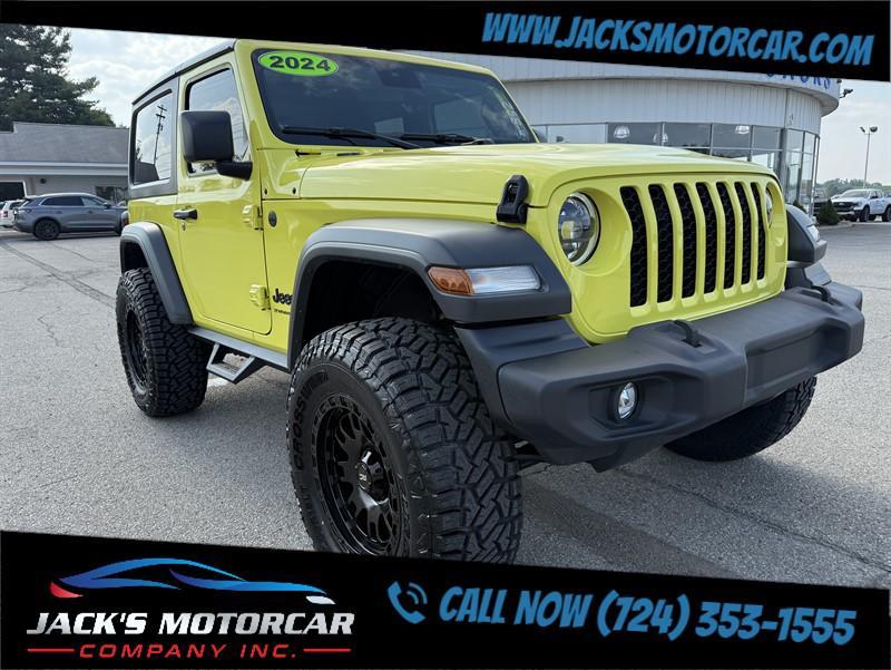 used 2024 Jeep Wrangler car, priced at $39,900