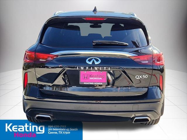 used 2021 INFINITI QX50 car, priced at $25,528