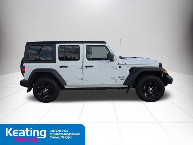 used 2021 Jeep Wrangler Unlimited car, priced at $24,560