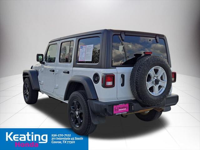 used 2021 Jeep Wrangler Unlimited car, priced at $24,560