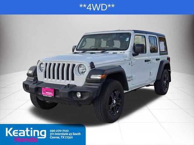 used 2021 Jeep Wrangler Unlimited car, priced at $24,560