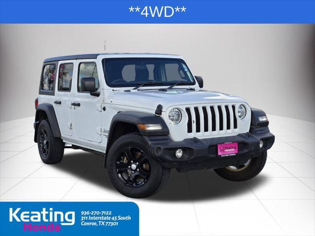 used 2021 Jeep Wrangler Unlimited car, priced at $24,560