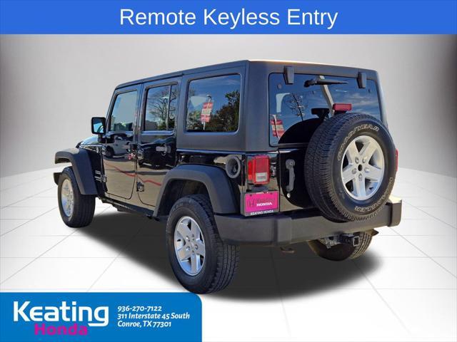 used 2015 Jeep Wrangler Unlimited car, priced at $18,500