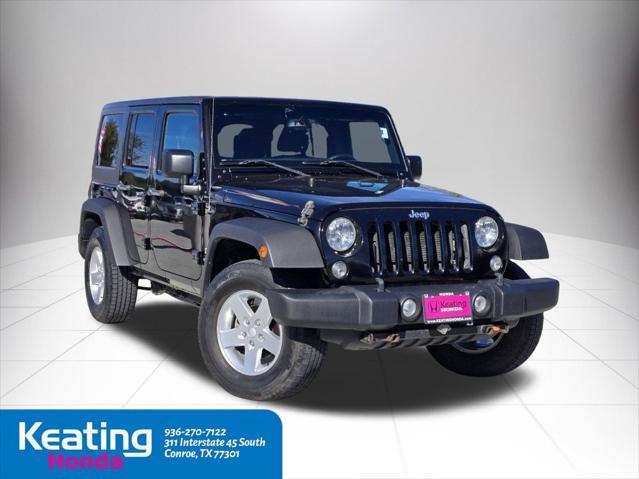 used 2015 Jeep Wrangler Unlimited car, priced at $18,500