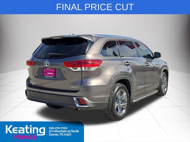 used 2019 Toyota Highlander car, priced at $27,061