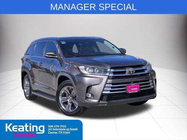 used 2019 Toyota Highlander car, priced at $27,061