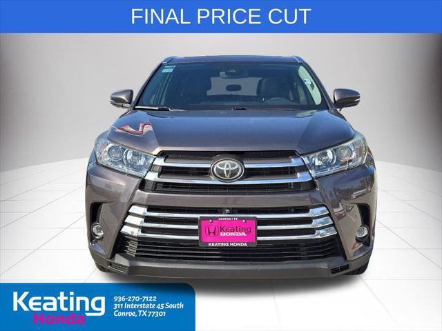 used 2019 Toyota Highlander car, priced at $27,061