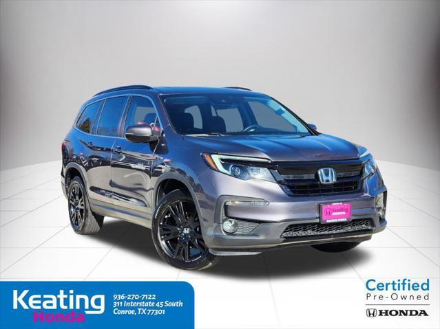 used 2022 Honda Pilot car, priced at $27,840