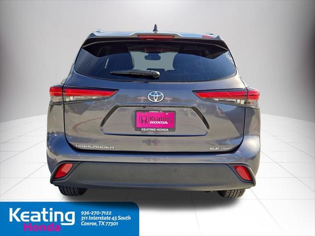 used 2021 Toyota Highlander car, priced at $28,699