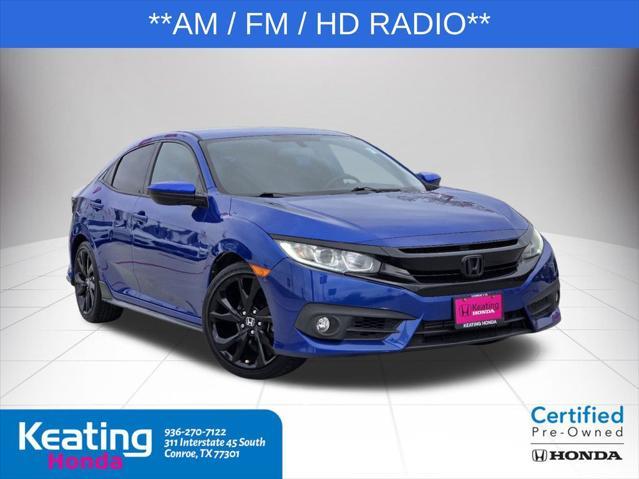 used 2018 Honda Civic car, priced at $18,826