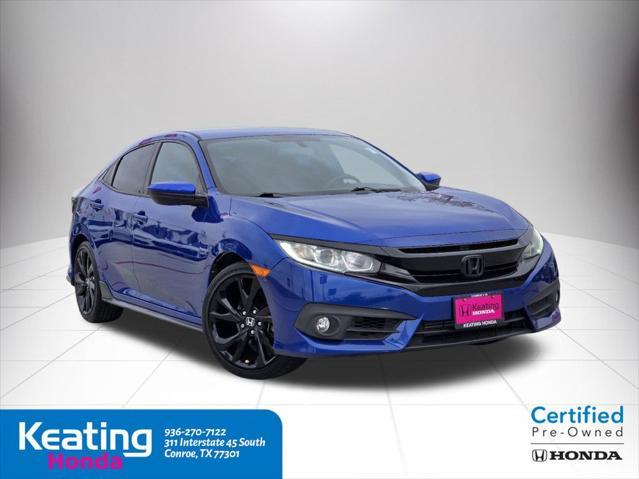 used 2018 Honda Civic car, priced at $18,543