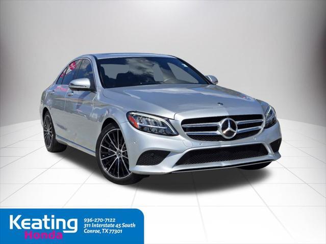 used 2021 Mercedes-Benz C-Class car, priced at $27,599