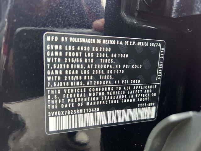 used 2024 Volkswagen Taos car, priced at $24,987