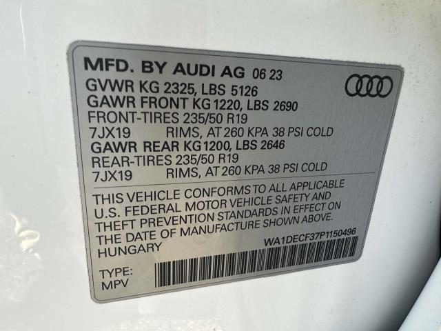 used 2023 Audi Q3 car, priced at $34,999