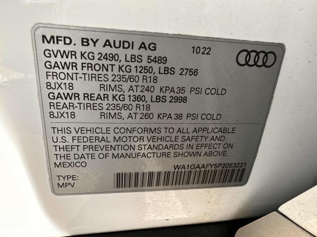 used 2023 Audi Q5 car, priced at $38,999