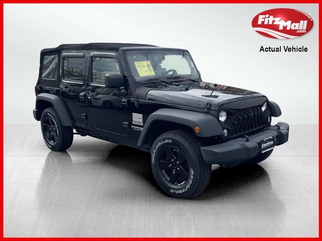 used 2018 Jeep Wrangler JK Unlimited car, priced at $20,994