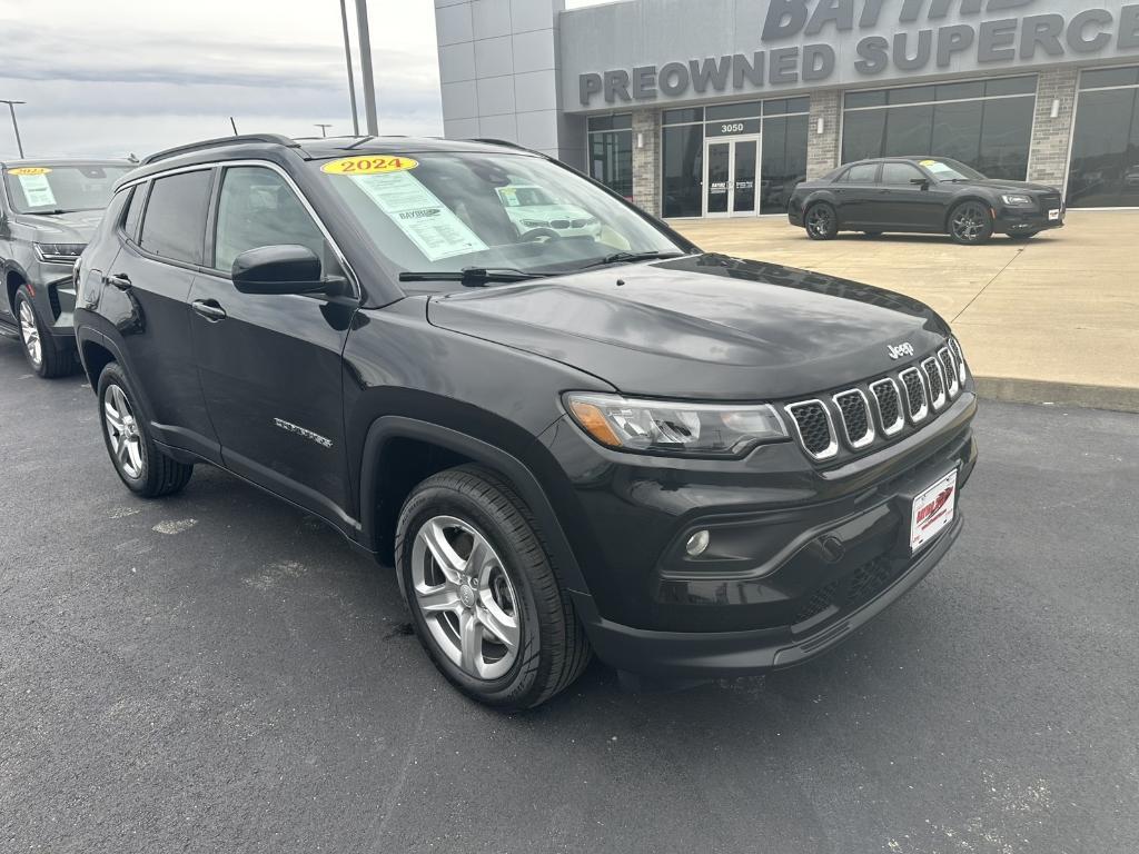 used 2024 Jeep Compass car, priced at $23,997