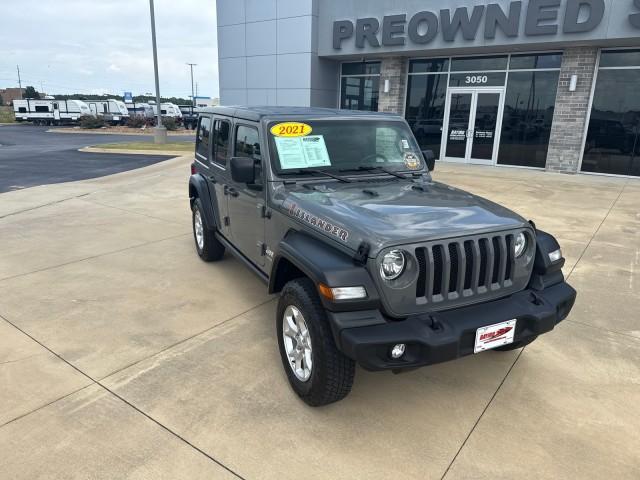 used 2021 Jeep Wrangler Unlimited car, priced at $32,442