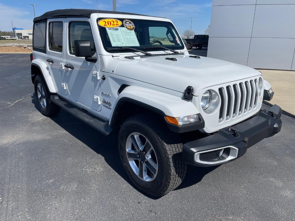 used 2022 Jeep Wrangler Unlimited car, priced at $36,379