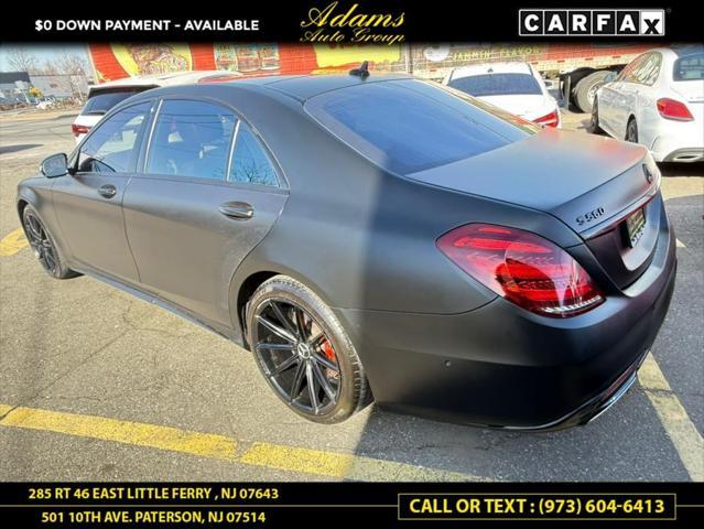 used 2018 Mercedes-Benz S-Class car, priced at $43,111