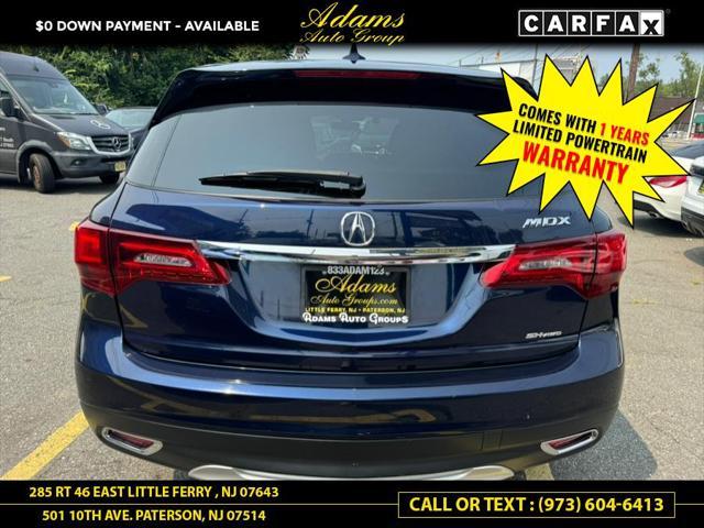 used 2016 Acura MDX car, priced at $18,589